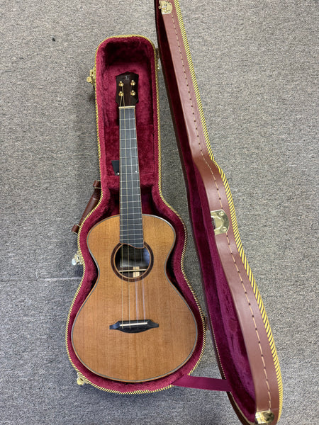 Lichty Solid Cedar/Indian Rosewood Custom Baritone Ukulele w/Case - Pre Loved