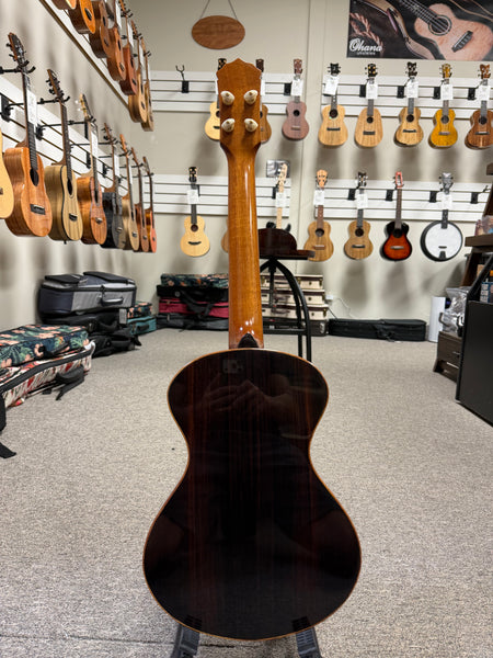 Lichty Solid Spruce/Indian Rosewood Custom Baritone Ukulele w/Case - Pre Loved
