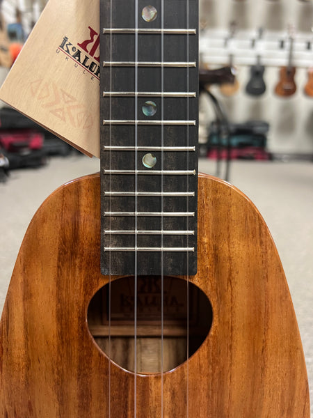 KoAloha KSM-01 Solid Koa Soprano Pineapple Ukulele - Made in Hawaii