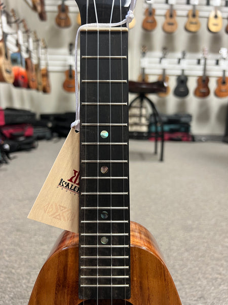 KoAloha KSM-01 Solid Koa Soprano Pineapple Ukulele - Made in Hawaii