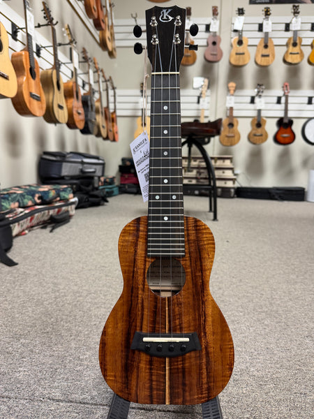 Kanile'a K1-S Solid Koa Soprano Ukulele w/Case - Made in Hawaii