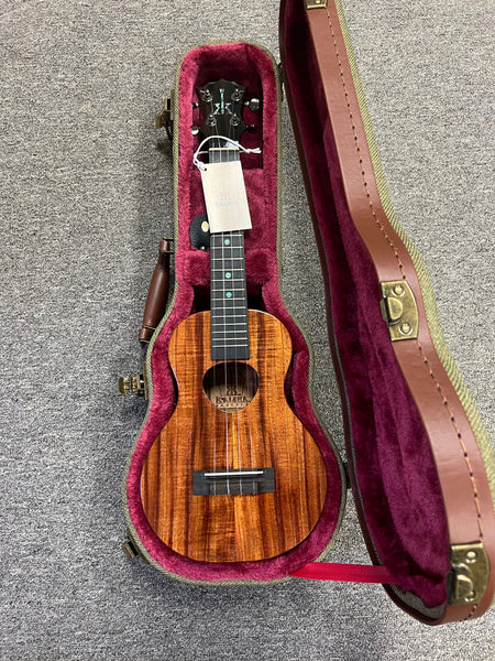 KoAloha KCM-00 Solid Koa Concert Ukulele w/Case #1 - Made in Hawaii