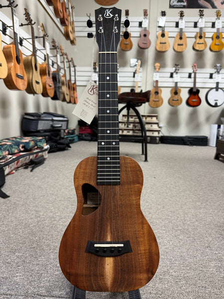 Kanile'a D1-C Natural Solid Koa Concert Ukulele w/Case - D Series - Made in Hawaii