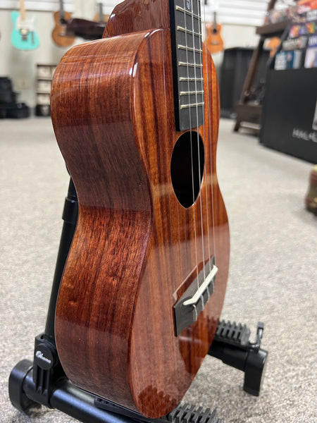 KoAloha KCM-00 Solid Koa Concert Ukulele w/Case #2- Made in Hawaii