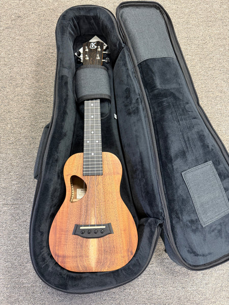 Kanile'a D1-C Natural Solid Koa Concert Ukulele w/Case - D Series - Made in Hawaii