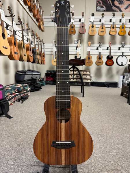 Kanile'a K1-GL6 Natural Solid Koa 6 String Guitarlele/Guitalele Ukulele w/Case