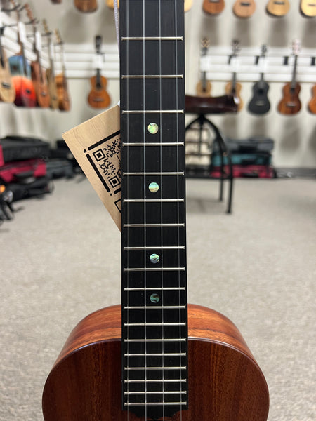 KoAloha KTM-10 Solid Koa Pikake Tenor Ukulele w/Case #2 - Made In Hawaii - Satin Finish