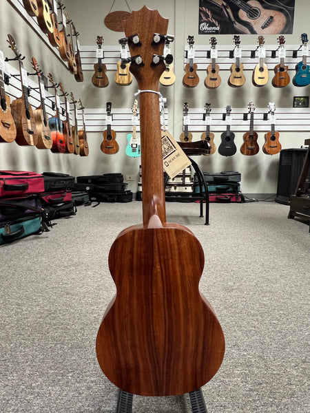 KoAloha KTM-10 Solid Koa Pikake Tenor Ukulele w/Case #2 - Made In Hawaii - Satin Finish