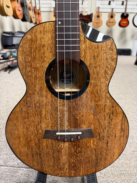 Flight Fireball Solid Mango Electric Baritone Ukulele w/Case - Pre Loved