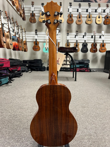 KoAloha KTMS-00 Slimline Solid Koa Tenor Ukulele w/Case - Made in Hawaii !!