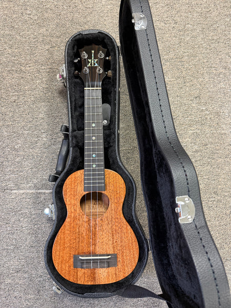 KoAloha KSM-00 Solid Koa Soprano Ukulele w/Case #3 - Pre Loved