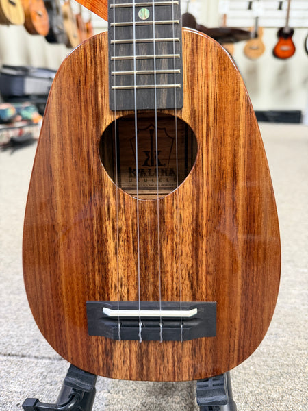 KoAloha KSM-01 Solid Koa Pineapple Soprano Ukulele w/Case #2 - Made in Hawaii