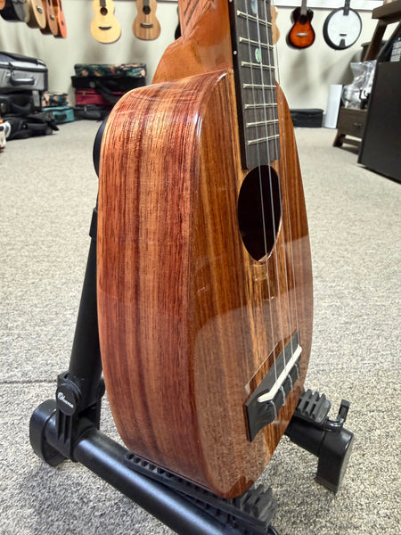 KoAloha KSM-01 Solid Koa Pineapple Soprano Ukulele w/Case #2 - Made in Hawaii