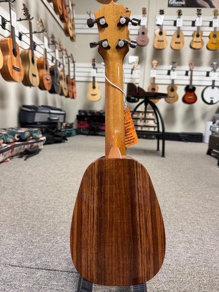 KoAloha KSM-01 Solid Koa Pineapple Soprano Ukulele w/Case #2 - Made in Hawaii