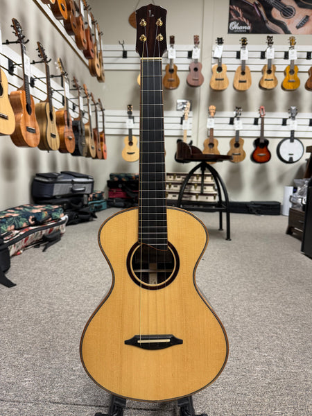 Lichty Solid Spruce/Indian Rosewood Custom Super Tenor Ukulele w/Case - Pre Loved