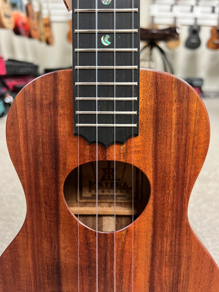 KoAloha KCM-10 Solid Koa Pikake Concert Ukulele w/Case #3 - Made in Hawaii