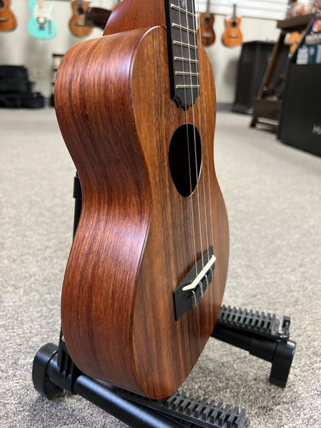 KoAloha KCM-10 Solid Koa Pikake Concert Ukulele w/Case #4 - Made in Hawaii