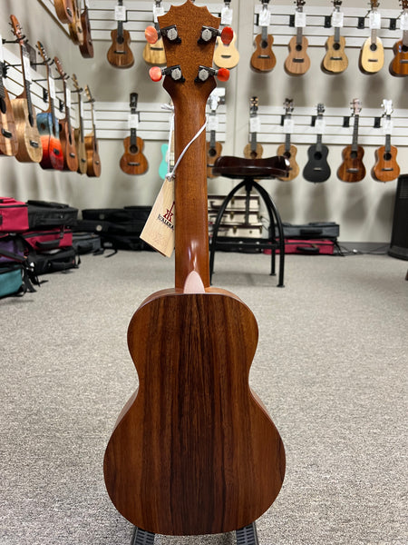 KoAloha KCM-10 Solid Koa Pikake Concert Ukulele w/Case #4 - Made in Hawaii