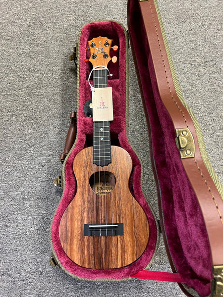 KoAloha KCM-10 Solid Koa Pikake Concert Ukulele w/Case #4 - Made in Hawaii