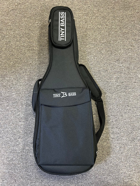 Tiny Boy Black Flamed Maple Fretless 4 String Solid Body Bass w/Case - TBP-3450-BFM Short Scale Bass