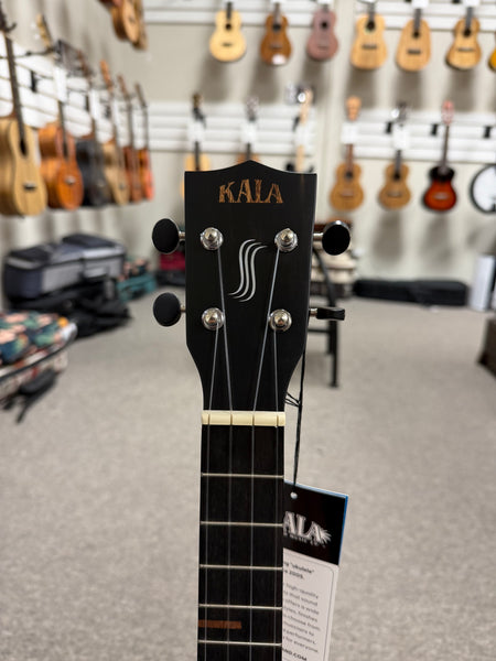 KALA KA-WF-AMHG-T Solid Mahogany Tenor Ukulele w/Case - Waterfall Series
