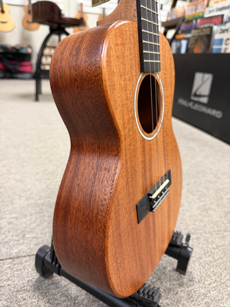 KALA KA-WF-AMHG-T Solid Mahogany Tenor Ukulele w/Case - Waterfall Series