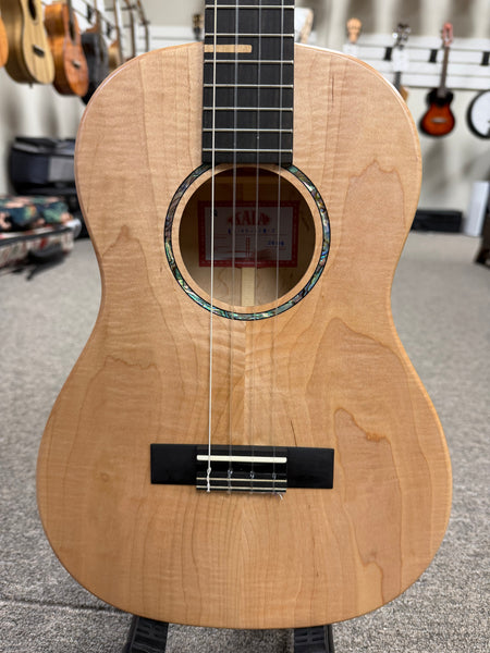 KALA KA-WF-AFM-B Solid Maple Baritone Ukulele w/Case - Waterfall Series