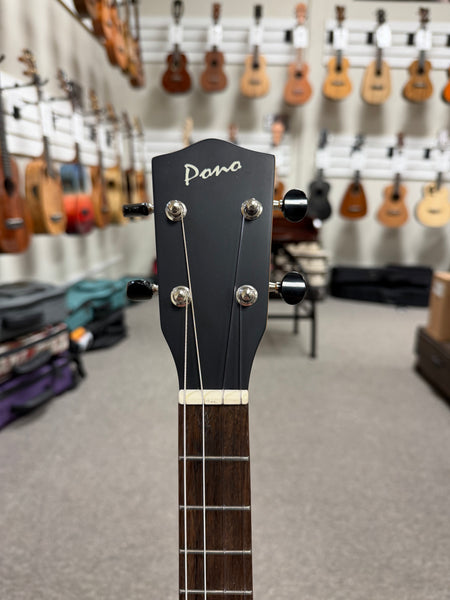 Pono AB-K Solid Acacia Baritone Ukulele - Kalele Series