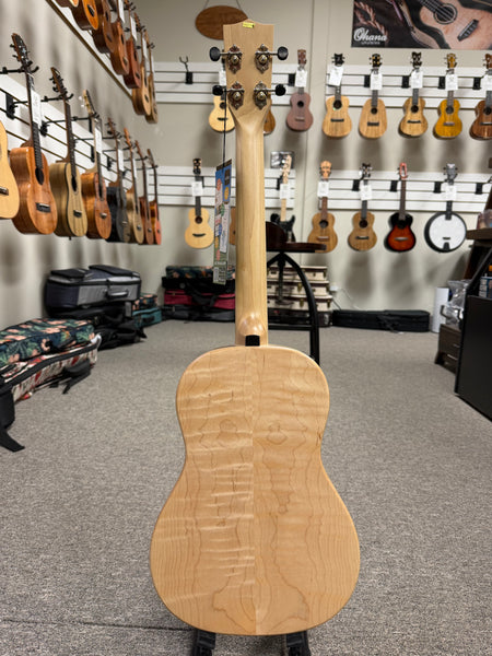 KALA KA-WF-AFM-B Solid Maple Baritone Ukulele w/Case - Waterfall Series