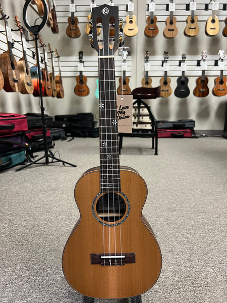 OHANA TK-50ME Solid Cedar/Ebony Tenor Ukulele