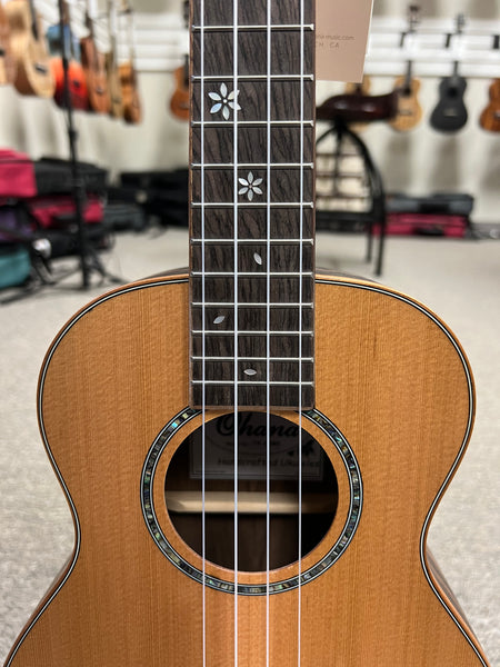 OHANA TK-50ME Solid Cedar/Ebony Tenor Ukulele