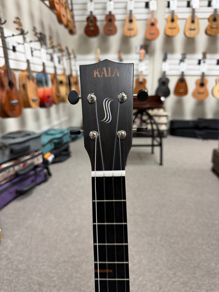 KALA KA-WF-AMHG-B Solid Mahogany Baritone Ukulele w/Case - Waterfall Series