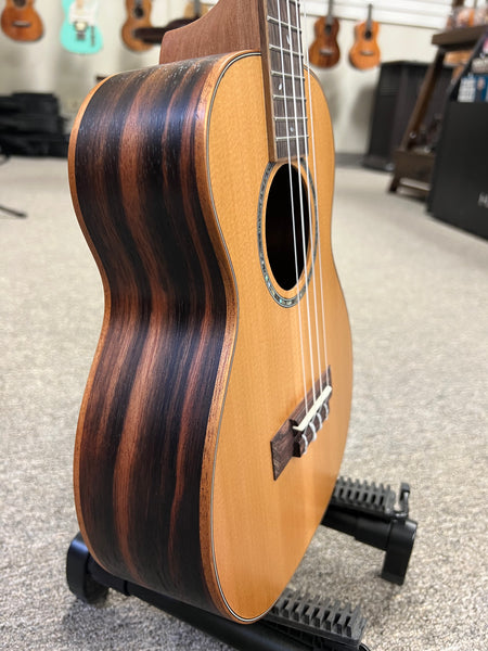 OHANA TK-50ME Solid Cedar/Ebony Tenor Ukulele