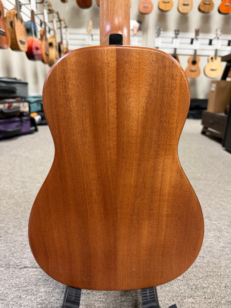 KALA KA-WF-AMHG-B Solid Mahogany Baritone Ukulele w/Case - Waterfall Series