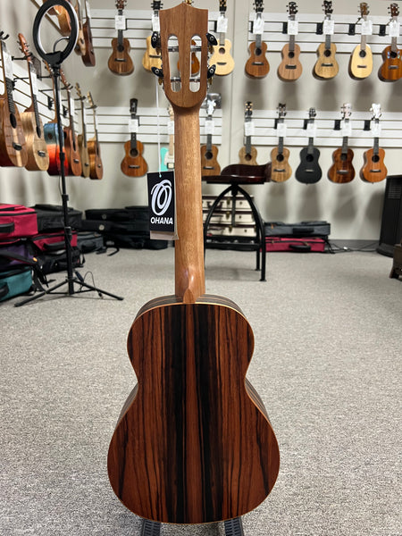 OHANA TK-50ME Solid Cedar/Ebony Tenor Ukulele