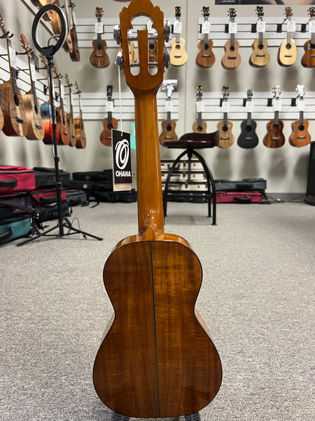 OHANA CK-6 Solid Spruce/Acacia Concert Ukulele w/Comfort Armrest