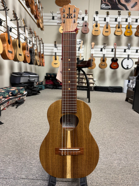 KoAloha KTO-G6 Solid Acacia Opio Guitalele Ukulele w/Case #3 - 6 String Guitarlele