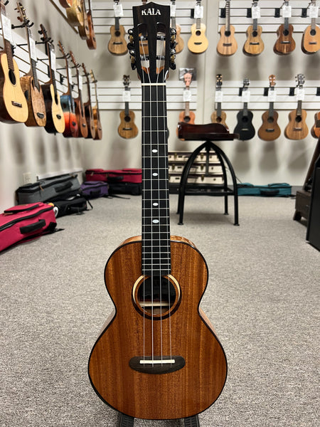 KALA KA-CT-SMH-TG Solid Mahogany Tenor Ukulele W/Case - Contour Series