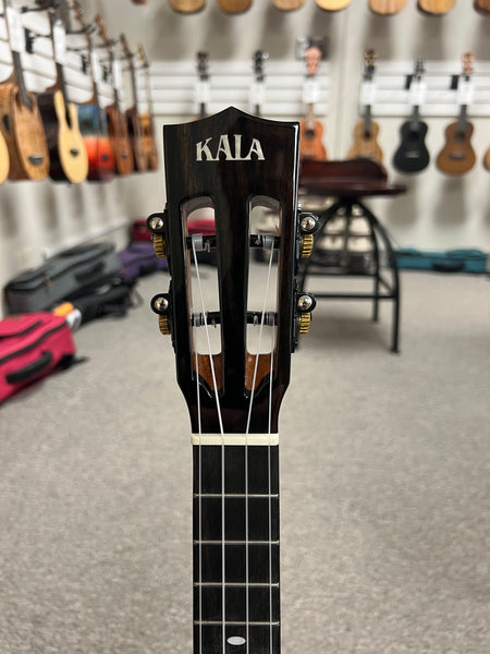 KALA KA-CT-SMH-TG Solid Mahogany Tenor Ukulele W/Case - Contour Series