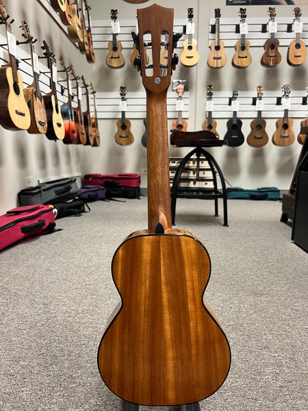 KALA KA-CT-SMH-TG Solid Mahogany Tenor Ukulele W/Case - Contour Series