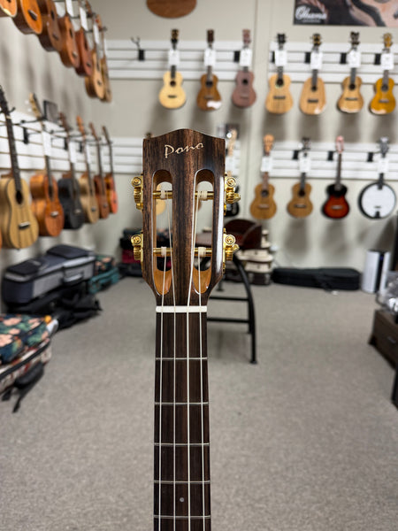 Pono BN4-2 Solid Cedar/Mahogany Large Body Baritone Nui Ukulele w/Case