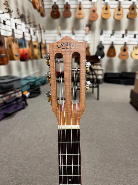 Lanikai FM-5CET Flamed Maple 5 String Tenor Ukulele w/Case - Cutaway/Fishman Pickup