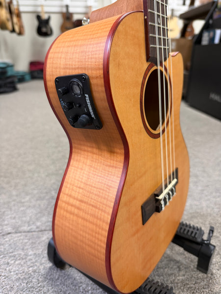 Lanikai FM-5CET Flamed Maple 5 String Tenor Ukulele w/Case - Cutaway/Fishman Pickup