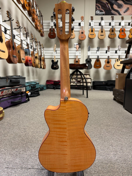 Lanikai FM-5CET Flamed Maple 5 String Tenor Ukulele w/Case - Cutaway/Fishman Pickup