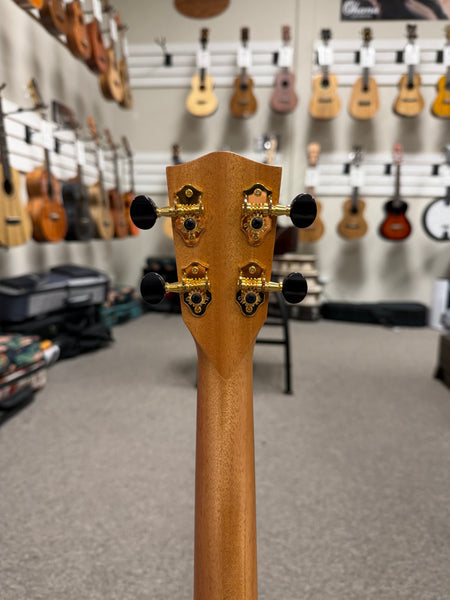 Pono TE-MDB Mango Deluxe Blue Tenor Electric Solid Body Ukulele w/Case