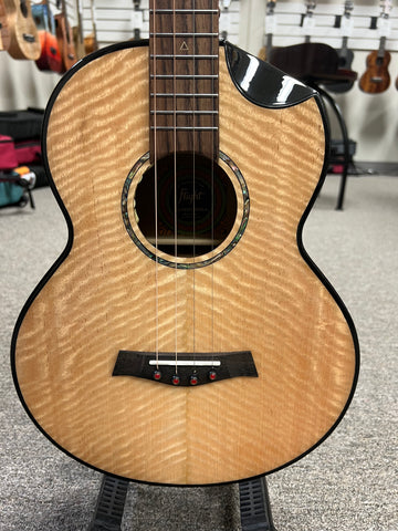 Flight Maia Solid Mango/Rosewood Steel String Electric Baritone Ukulele w/Case #1