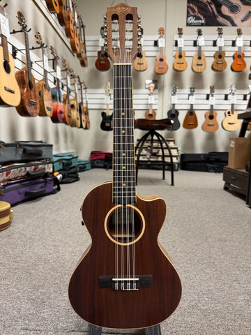 Lanikai ACST-8CET Acacia 8 String Tenor Ukulele w/Case - Solid Top