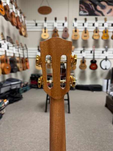 PONO ULN4-4 Nylon String Solid Cedar/Rosewood Large Body Baritone Ukulele w/Case