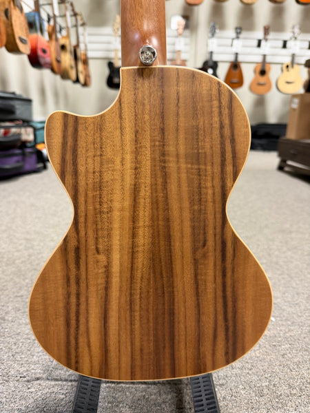 Lanikai ACST-8CET Acacia 8 String Tenor Ukulele w/Case - Solid Top - Cutaway/Fishman Pickup
