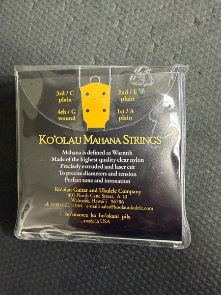 Ko'Olau Mahana Strings for Concert Ukulele - Low G